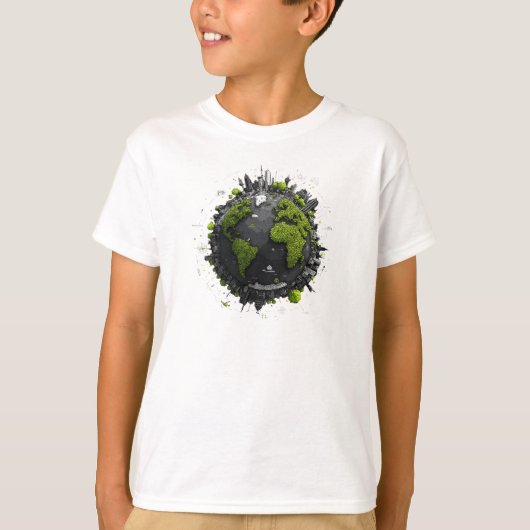 緑の地球 Tシャツ (正面)