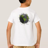 緑の地球 Tシャツ (裏面)
