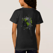緑の地球 Tシャツ (裏面)