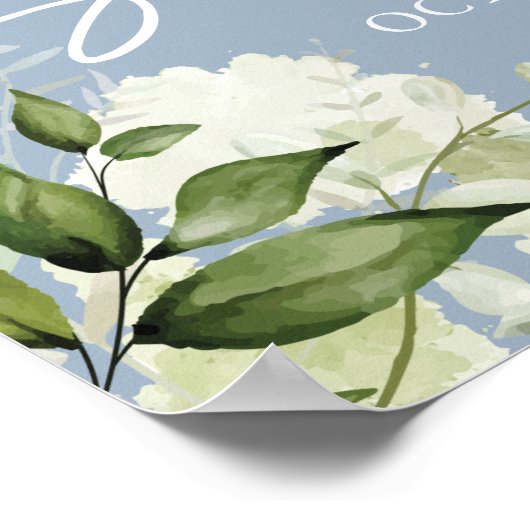 緑の埃っぽい青い赤ちゃんシャワー歓迎サイン ポスター