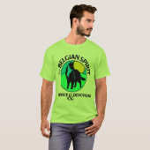 緑の基本的なTシャツ Tシャツ (正面フル)