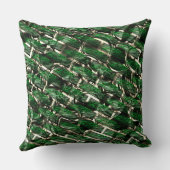 緑の壁効果と最も暗い泡？ クッション (裏面)