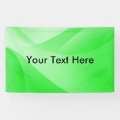 緑の壁紙 横断幕 (横)