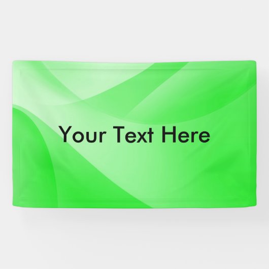 緑の壁紙 横断幕 (横)