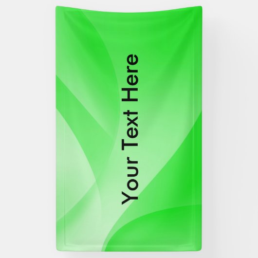 緑の壁紙 横断幕 (縦)