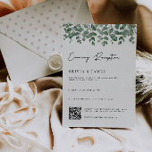 緑の夕べ披露宴とQRコードrsvp 招待状