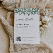 緑の夕べ披露宴とQRコードrsvp 招待状