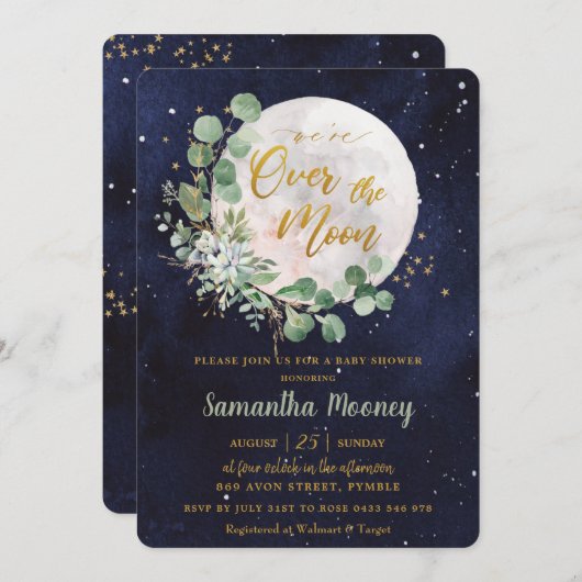 『緑の夕立』 招待状 (正面/裏面)