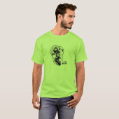 緑の外国のティー Tシャツ (正面フル)
