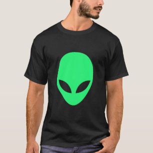 緑の外国の頭部 Tシャツ
