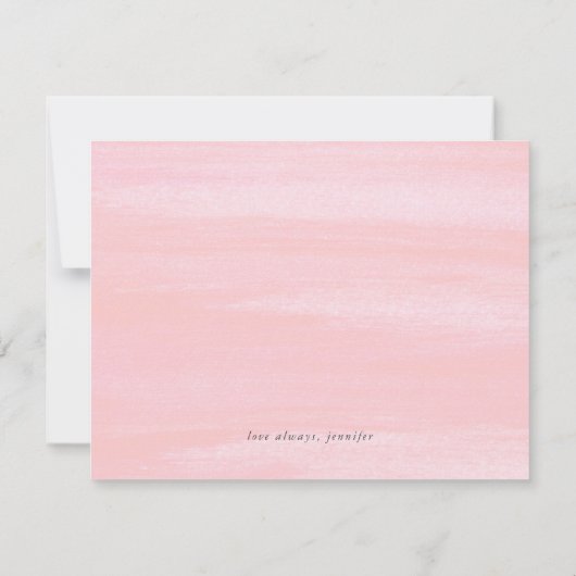 緑の多い葉人の花嫁の提案 招待状 (裏面)