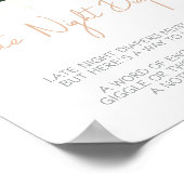 緑の多肉乳児シャワー深夜おむつ ポスター (角)