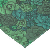 緑の多肉植物の庭 テーブルクロス (アングル)