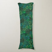 緑の多肉植物の庭 ボディピロー (正面縦)