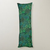 緑の多肉植物の庭 ボディピロー (裏面 (縦))