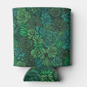 緑の多肉植物の庭 缶クーラー (裏面)