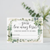 緑の多肉瓶の中のキスの数 エンクロージャーカード (スタンド正面)