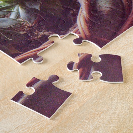 緑の多肉的な夢の大句 ジグソーパズル (側面)