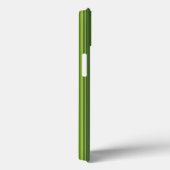 緑の多色ストライプ Case-Mate iPhoneケース (裏面 / 右)