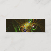 緑の夢 スキニー名刺 (裏面)