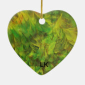 緑の夢 セラミックオーナメント (裏面)