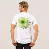 緑の大地のささやき トライブレンドTシャツ (裏面全面)
