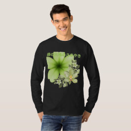 緑の大地のささやき ブラック Tシャツ
