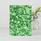 緑の大理石のテクスチャパターン シーズンカード (スタンド正面)