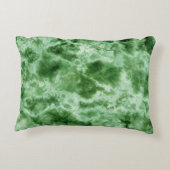 緑の大理石の質 アクセントクッション (裏面)