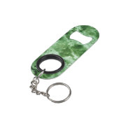 緑の大理石の質 キーホルダー栓抜き (裏面アングル)