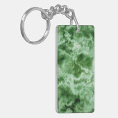 緑の大理石の質 キーホルダー (正面左)