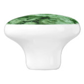 緑の大理石の質 セラミックノブ (側面)