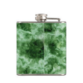 緑の大理石の質 フラスク (裏面)