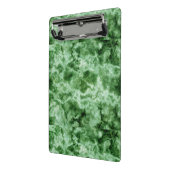 緑の大理石の質 ミニクリップボード (アングル2)