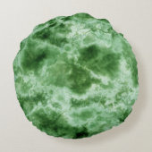 緑の大理石の質 ラウンドクッション (裏面)