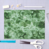 緑の大理石の質 薄葉紙 (クラフト)