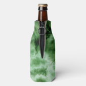 緑の大理石テクスチャ ボトルクーラー (ボトル裏面)