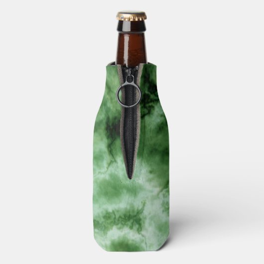 緑の大理石テクスチャ ボトルクーラー (ボトル裏面)