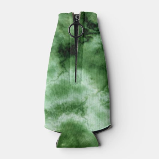 緑の大理石テクスチャ ボトルクーラー (裏面)