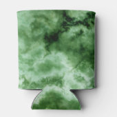 緑の大理石テクスチャ 缶クーラー (裏面)