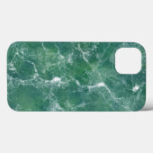 緑の大理石テクスチャ Case-Mate iPhoneケース (裏面 (横))