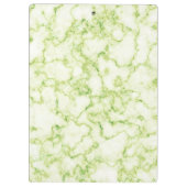 緑の大理石パターン クリップボード (裏面)