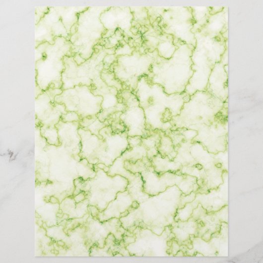 緑の大理石パターン チラシ (正面)