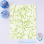 緑の大理石パターン チラシ (シングル)