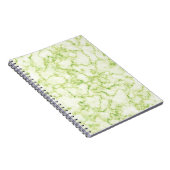 緑の大理石パターン ノートブック (右側)