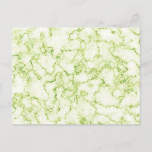 緑の大理石パターン ポストカード (正面)