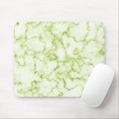 緑の大理石パターン マウスパッド (マウス)