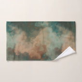 緑の大理石抽象芸術 バスタオルセット (ハンドタオル)