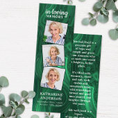 緑の大理石3写真詩の葬儀祈りの言葉ブックマーク