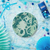 緑の大理石 ペーパープレート (パーティー)